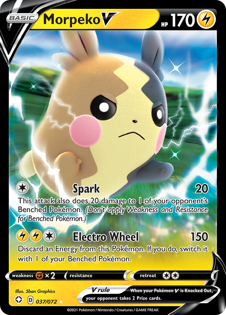 Shining Fates Morpeko V #37/72